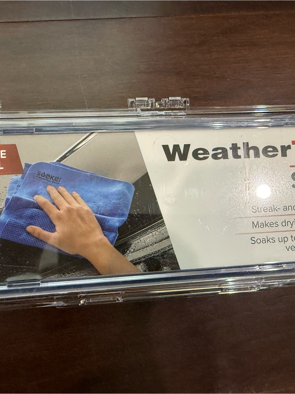 Weather Tech Soaker Blue Microfiber Drying Cloth - Streak-Free Home and Vehicles